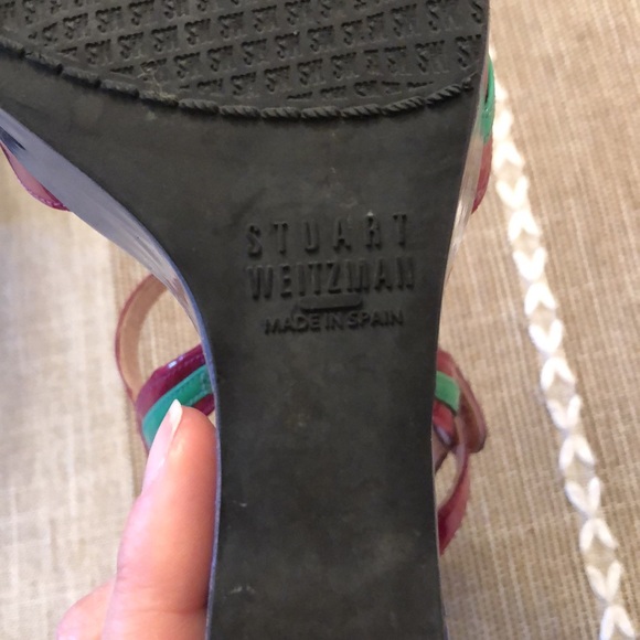 Epic Stuart Weitzman Patent leather wedges - Picture 8 of 12